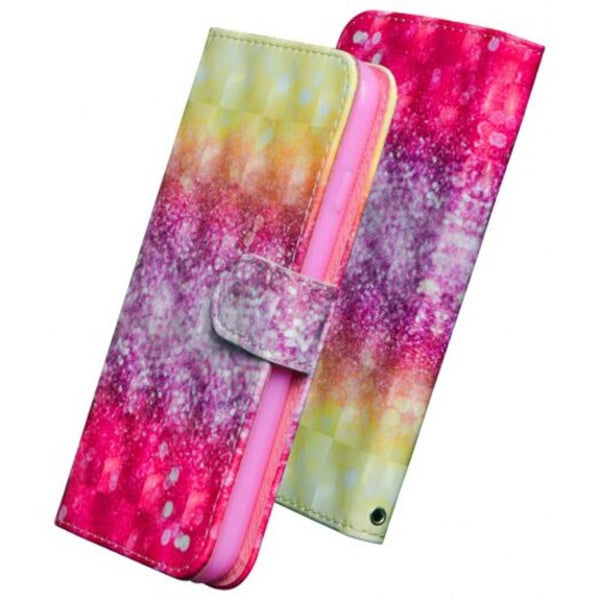 3D Color Painting For Samsung Galaxy J8 2018 Case Flip Wallet Cover Multi Cases Covers & Skins