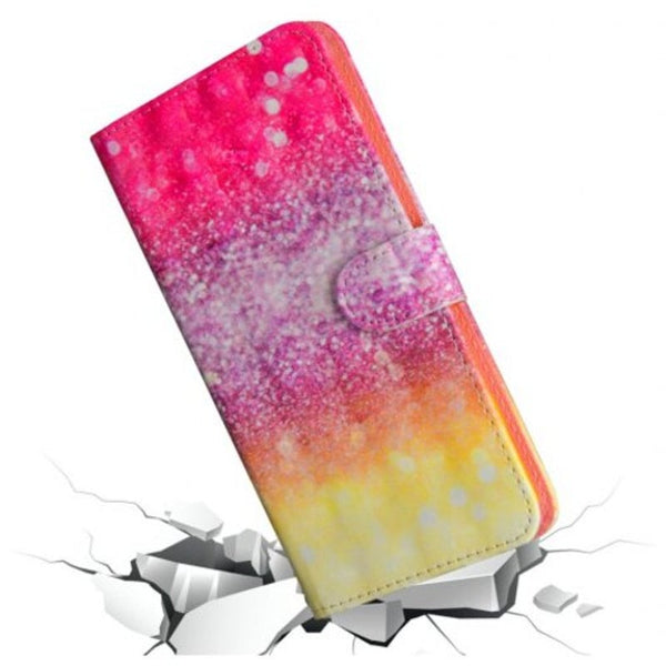 3D Color Painting For Samsung Galaxy J8 2018 Case Flip Wallet Cover Multi Cases Covers & Skins