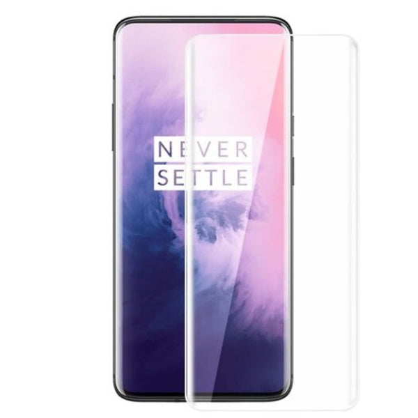 3D Curved Covered Full Screen Tempered Glass Film For Oneplus 7 Pro 2Pcs Transparent Screen Protectors