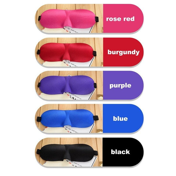 3D Eyeshade Sleep Mask Cover Rose Red Eye Masks