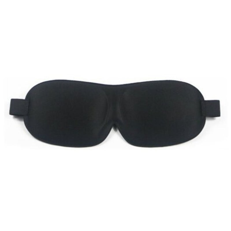 3D Polyester Sleeping Eyeshade Portable Blindfold Black Eye Masks