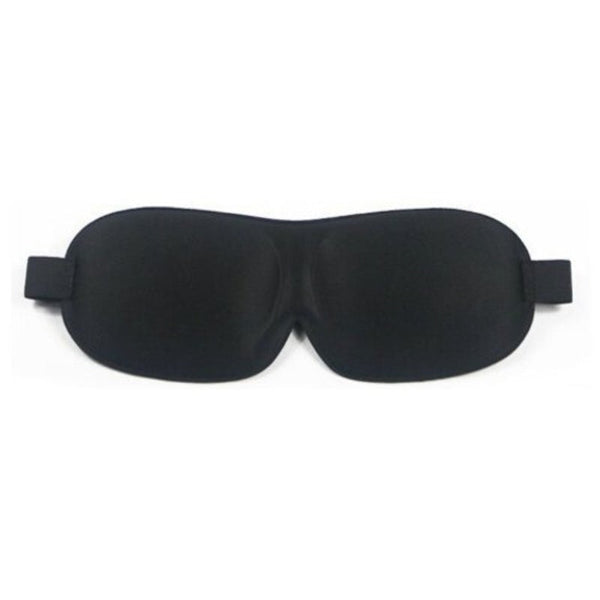 3D Polyester Sleeping Eyeshade Portable Blindfold Black Eye Masks