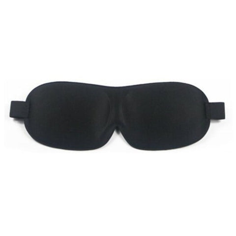 3D Polyester Sleeping Eyeshade Portable Blindfold Black Eye Masks