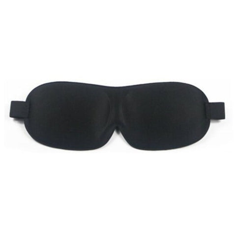3D Polyester Sleeping Eyeshade Portable Blindfold Black