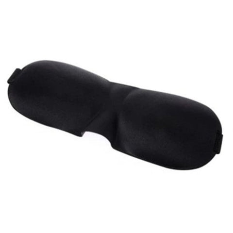 3D Travel Sleep Rest Eye Mask Case Black Eye Masks