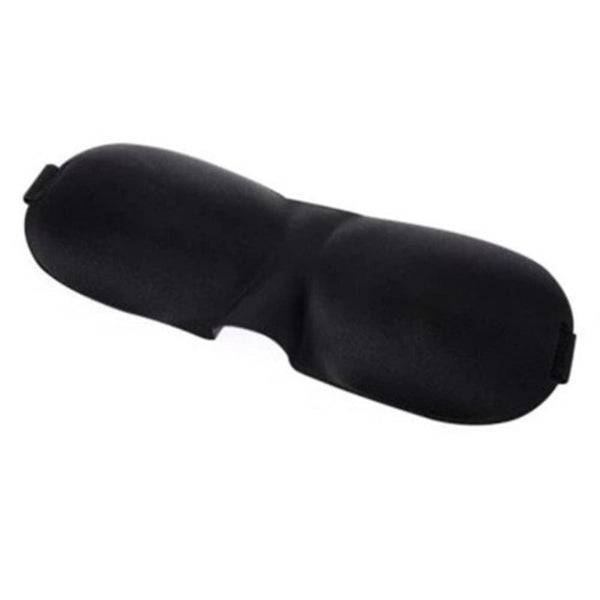 3D Travel Sleep Rest Eye Mask Case Black Eye Masks