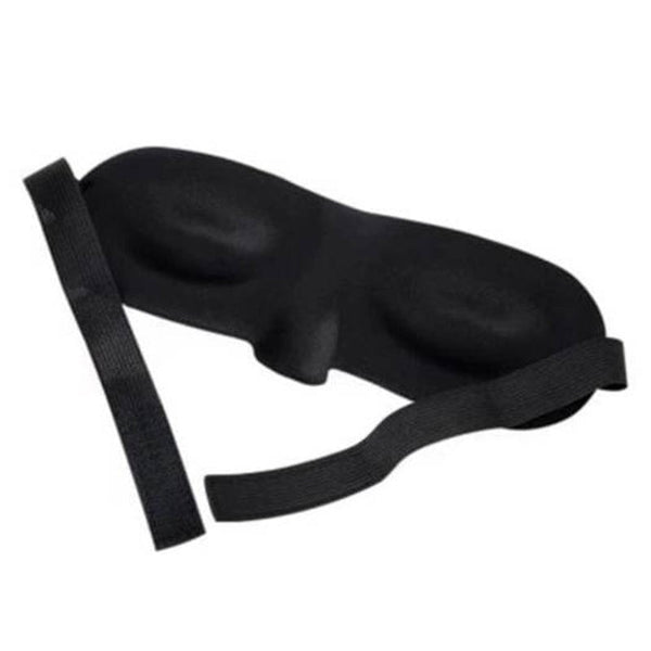 3D Travel Sleep Rest Eye Mask Case Black Eye Masks