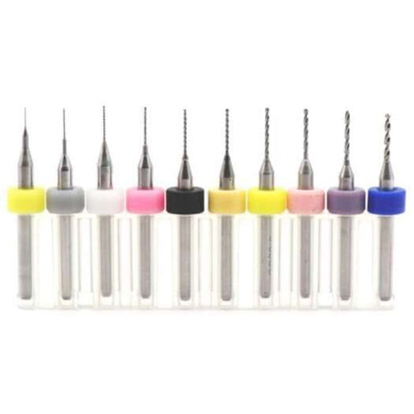 3D Printer Nozzle Cleaning Drill Bit 0.3 1.2Mm 10Pcs Silver 3D Printer Parts