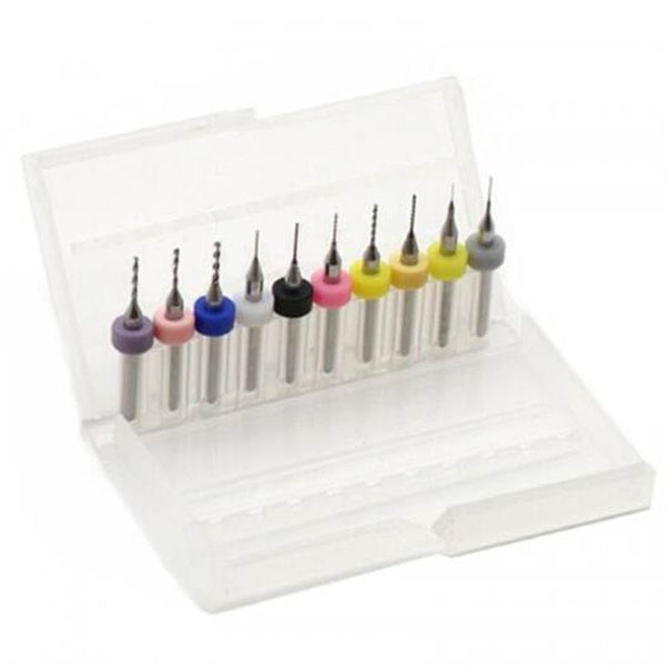 3D Printer Nozzle Cleaning Drill Bit 0.3 1.2Mm 10Pcs Silver 3D Printer Parts