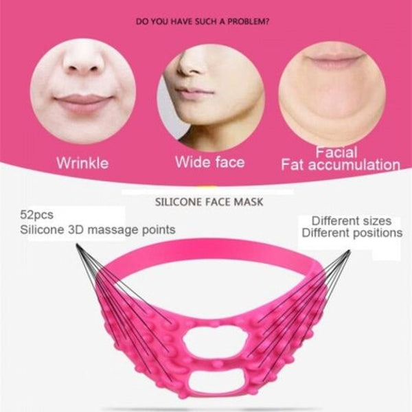 3D Silicone Facial V Shaped Slimming Mask Anti Wrinkle Face Lifting Anti Aging Products