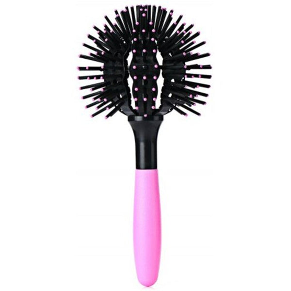 3D Spherical Massage Curl Haircut Comb Pink Brushes & Combs