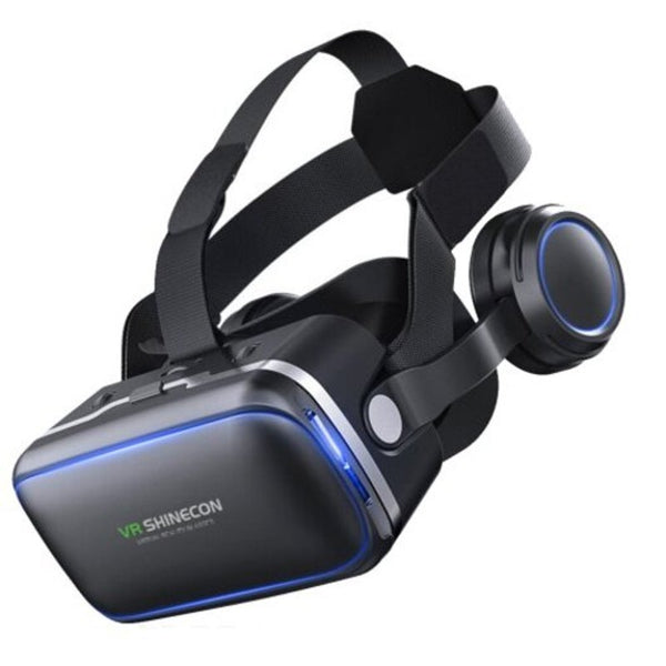 3D Vr Headset Virtual Reality Glasses Black