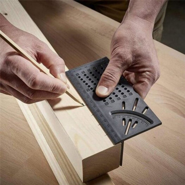 3D Woodworking Gauge Ruler Scribe Mark Line Square Measure Tool