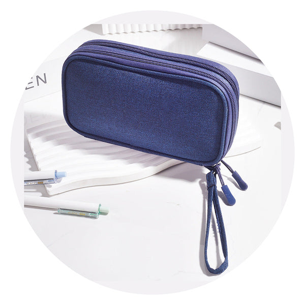 Multi Functional Digital Accessories Organiser Multiple Layer Data Cable Pouch Headphone Bag Power Bank Pocket Headphone Accessories