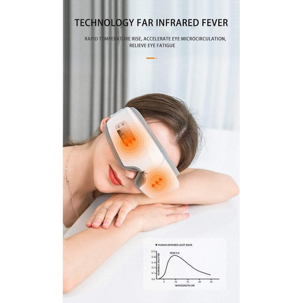 3D Or 4D Eye Massager Vibrations Bluetooth Heating Sleep Mask
