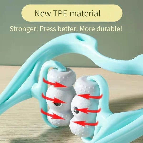 Neck Massager For Pain Relief Deep Tissue 360 Degree Roller With Pressure Points Massagers