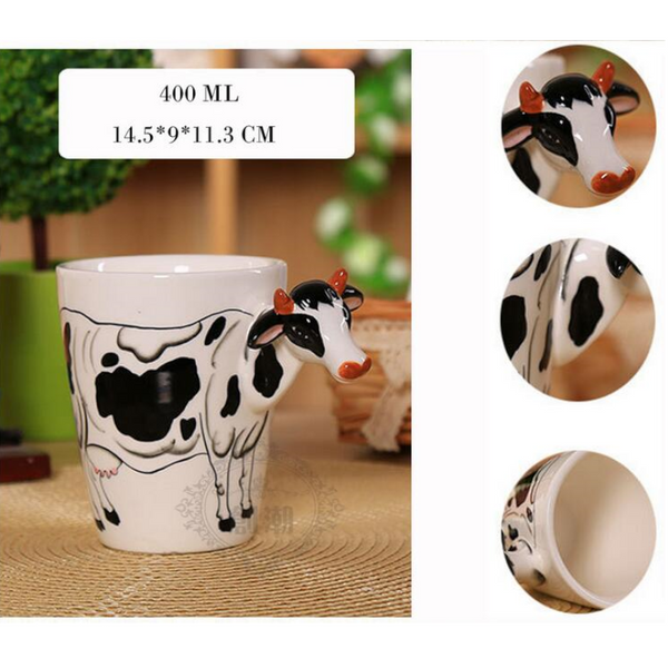 3D Animal Ceramic Mug Or Tumbler Gift Idea Mugs
