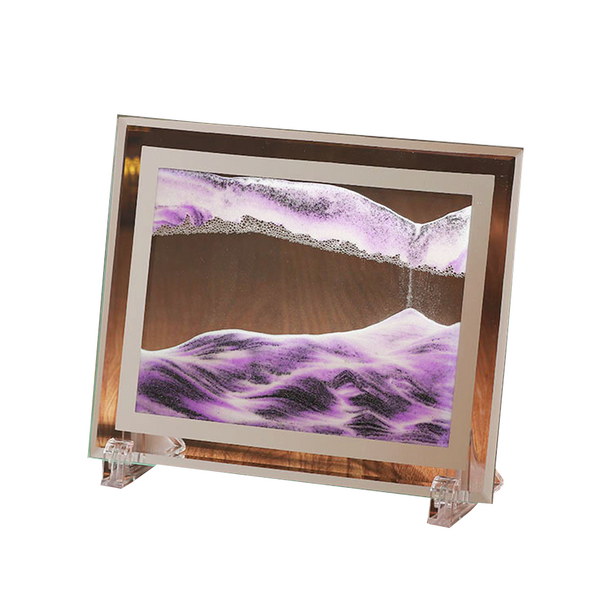 3D Moving Sand Photo Frame Glass Landscape Desktop Dcor Tabletop & Shelf Décor