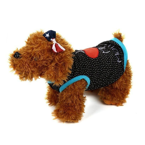 Dog Love I My Daddy / Mommy Sleeveless Summer Tank Top Dog Clothing & Shoes