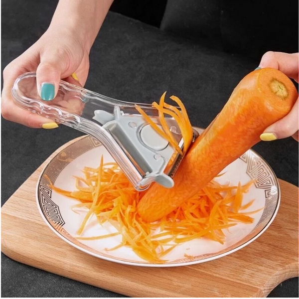 3In1 Kitchen Accessories Fruit Vegetable Peeler Slicer Swivel Serrated Zesters