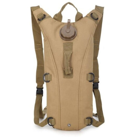 3L Water Bag Military Tactical Hydration Backpack Outdoor Camping Canteen Pack Hiking Pouch Khaki