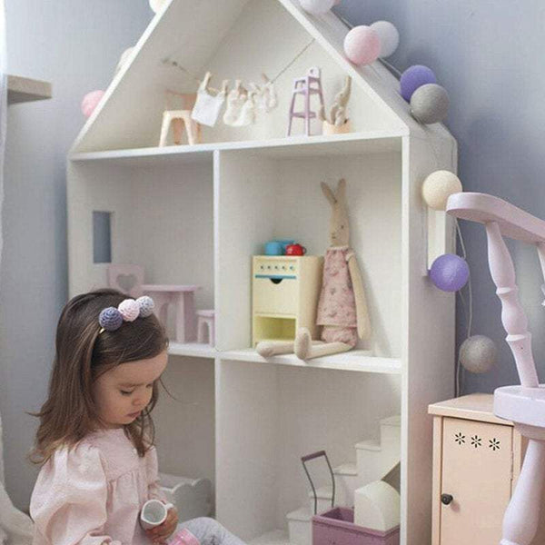 String Lights Indoor 3M 20Led Battery Powered Cotton Ball