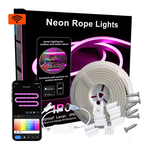 3M Led Strip Lights With App Control And Wifi Outdoor Waterproof Party Decoration