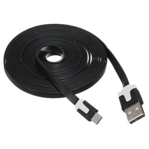 3M Micro Usb Charger Sync Data Cable Cord For Android Phone Black