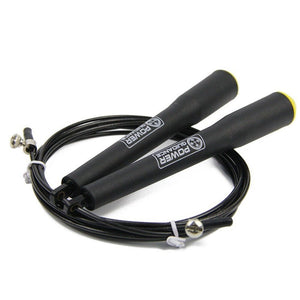 3M Speed Skipping Rope Double Ball Bearing Home Gym Fitness Jump With Spare Black