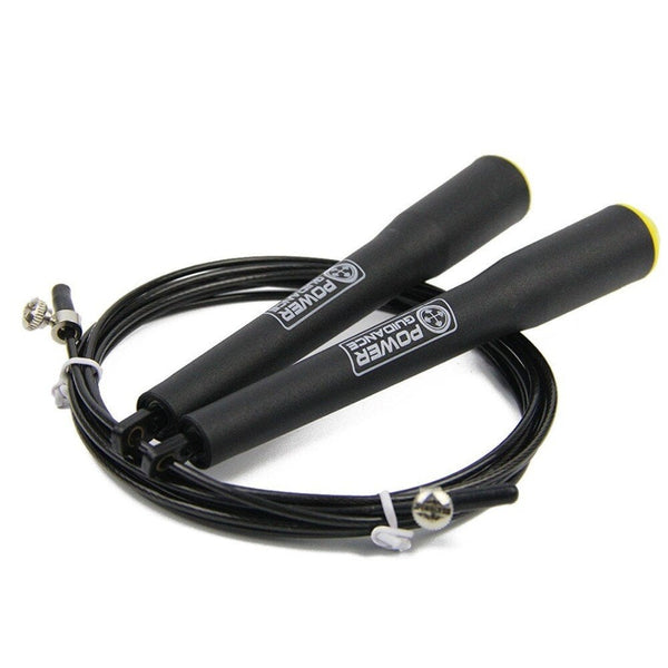 3M Speed Skipping Rope Double Ball Bearing Gym Fitness Jump With Spare Black Skip Jump Ropes