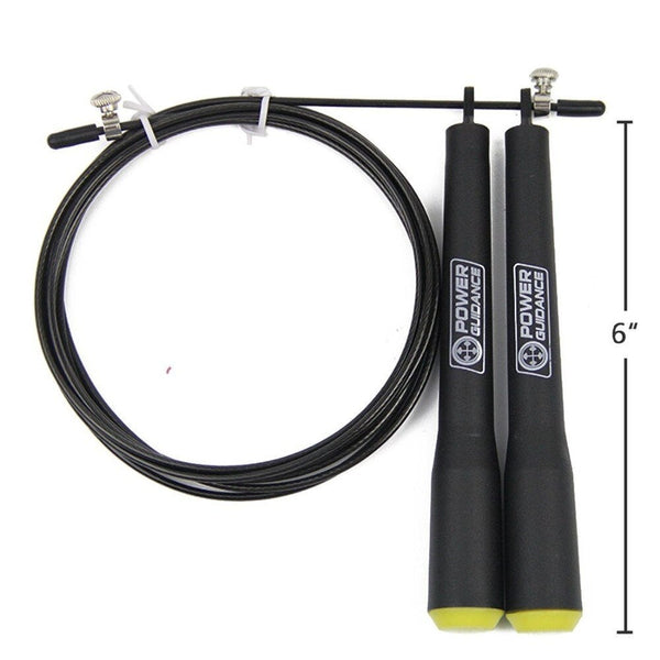 3M Speed Skipping Rope Double Ball Bearing Gym Fitness Jump With Spare Black Skip Jump Ropes