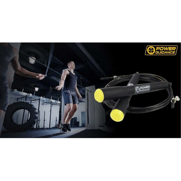 3M Speed Skipping Rope Double Ball Bearing Gym Fitness Jump With Spare Black Skip Jump Ropes