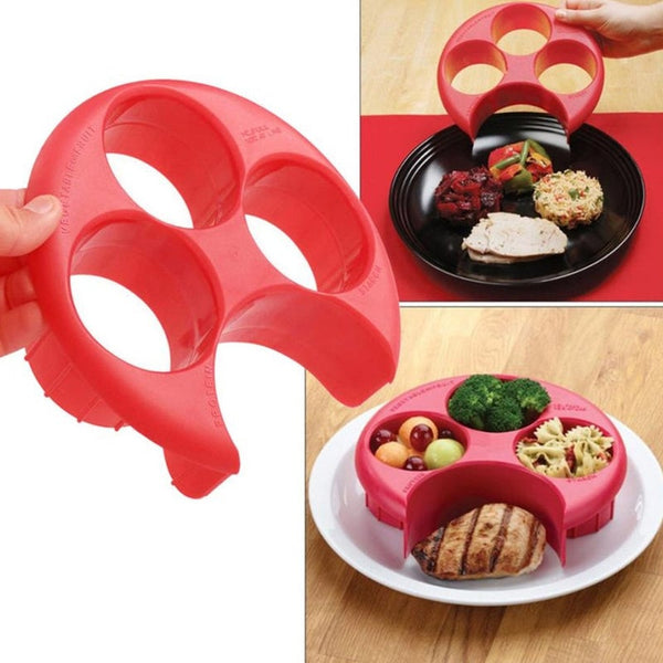 3Pc Portion Control Cooking Tools Kitchen Utensils Lose Weight Eco-Friendly Tableware