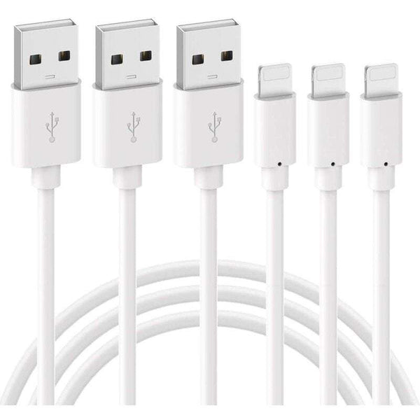Phone Chargers Cables 3Pcs 1M Fast Chariteger Charging Compatible With X 8 Plus 7 6 6S 5S Se Pod Pad Mini Wh Cables & Adapters