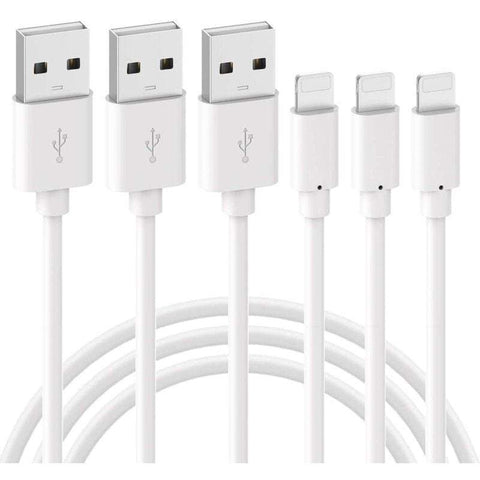 Phone Chargers Cables 3Pcs 1M Fast Chariteger Charging Compatible With X 8 Plus 7 6 6S 5S Se Pod Pad Mini Wh