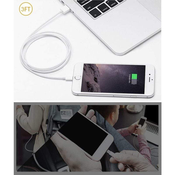 Phone Chargers Cables 3Pcs 1M Fast Chariteger Charging Compatible With X 8 Plus 7 6 6S 5S Se Pod Pad Mini Wh Cables & Adapters