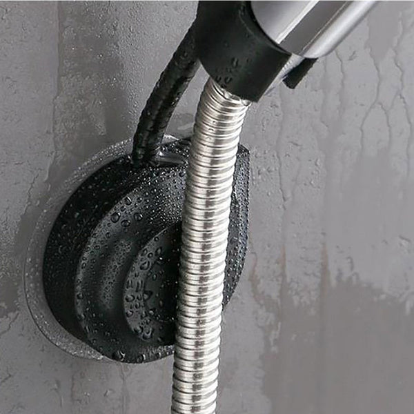 3Pcs 360 Shower Head Holder Punch Free Wall Mounted Adjusting Bracket Base Brackets Bathroom Accessories Shower Head Holders