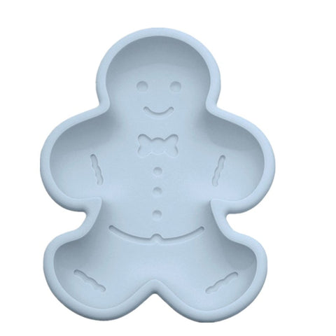 3Pcs 3D Silicone Mold Diy Cake Gingerbread Man Tools Pastry Fondant Soap Mould Muffin Pans & Baking Moulds