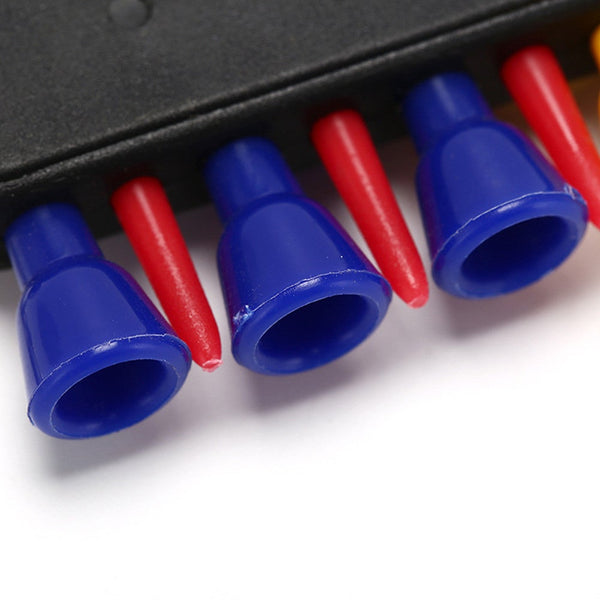 3Pcs Activing Plastic Golf Tee Holder Carrier With 12 Tees Ball Markers Golf Tees