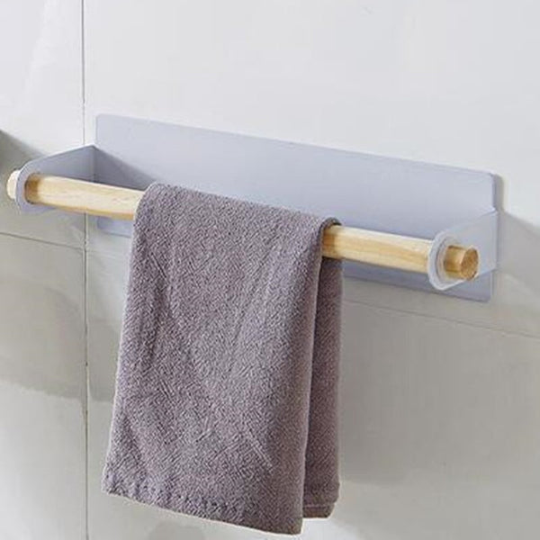 3Pcs Free Punching Adhesive Paper Towel Holder Under Cabinet Kitchen Bathroom