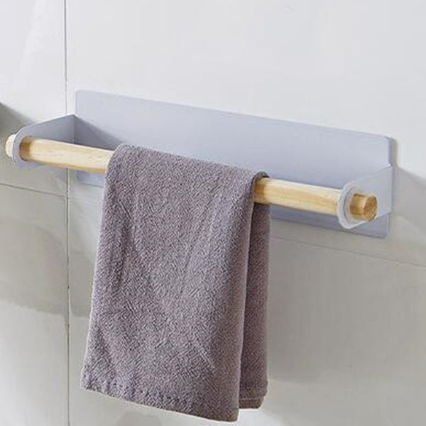 3Pcs Free Punching Adhesive Paper Towel Holder Under Cabinet Kitchen Bathroom Paper Towel Holders
