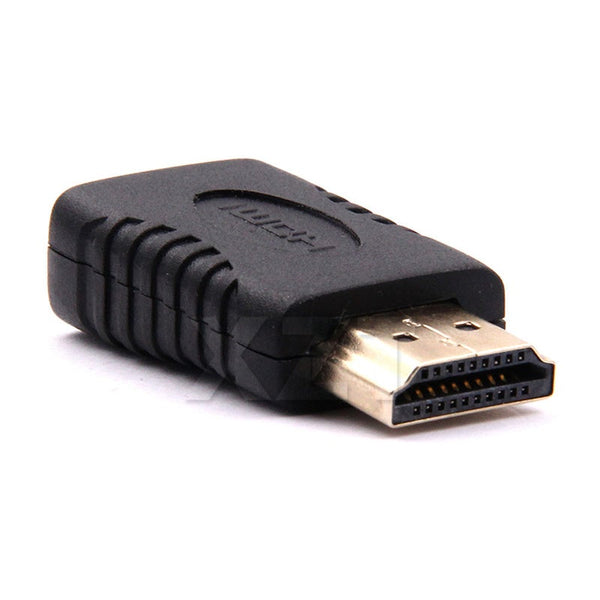 3Pcs Gold Plated Hdmi Male To Mini Female Full Adapter Converter For Hdtv Video Cables & Adapters