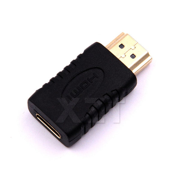 3Pcs Gold Plated Hdmi Male To Mini Female Full Adapter Converter For Hdtv Video Cables & Adapters