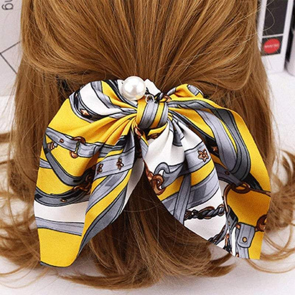 Hair Styling Products 3Pcs Floral Bowknot Scrunchies Fashion Ropes