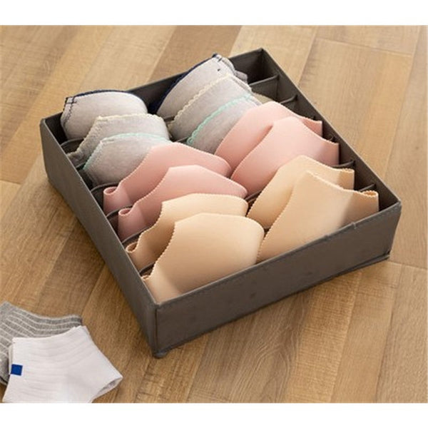 3Pcs Pack Storage Organizer For Socks Bra Underwear Garment Bags