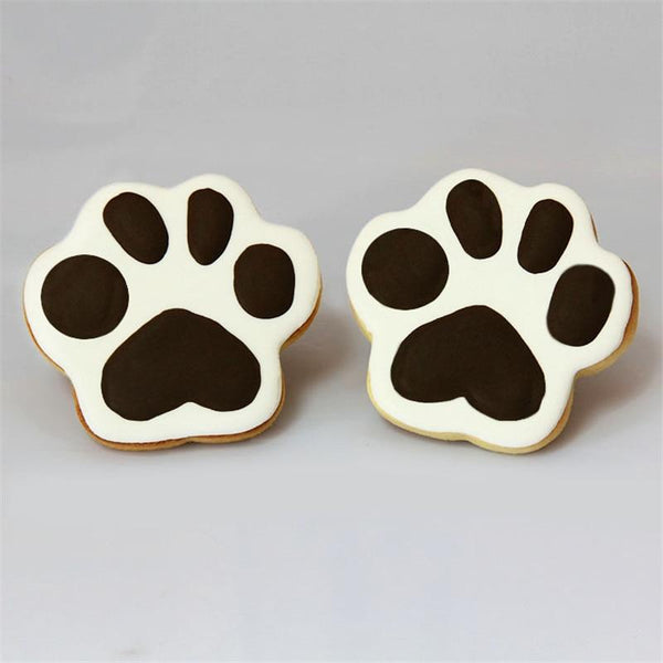 3Pcs Metal Cookie Cutter Paw Dog Puppy Bone Design Cookie Cutters