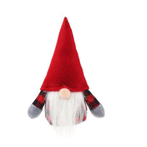 3Pcs Plush Christmas Decorations Faceless Gnome Santa Doll Forest Elder Rudolph Xmas Ornament Home Party Supplies