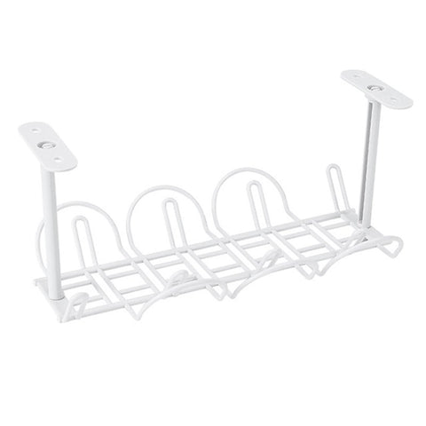 3Pcs Power Cords Racks Desk Compartments Shelves Hanging Baskets Tiered Storage Holders Cable Ties & Organisers