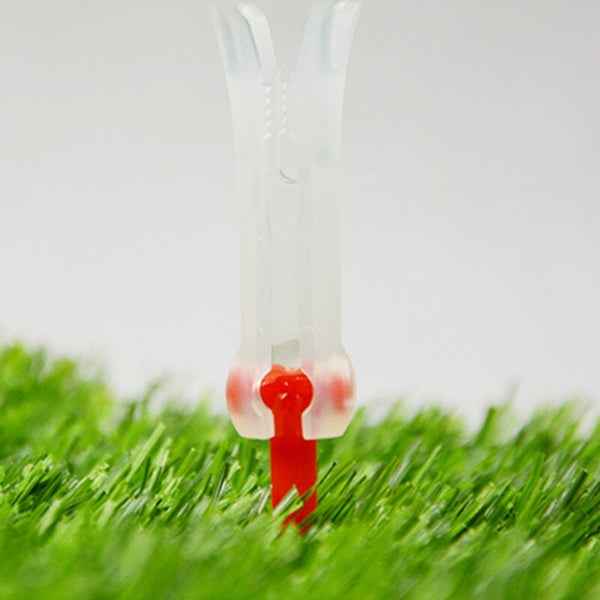 3Pcs Professional Golf Tee Step Up Rubber Horn Foldable Evolution Tees Sports Tool Accessory Orange Golf Tees