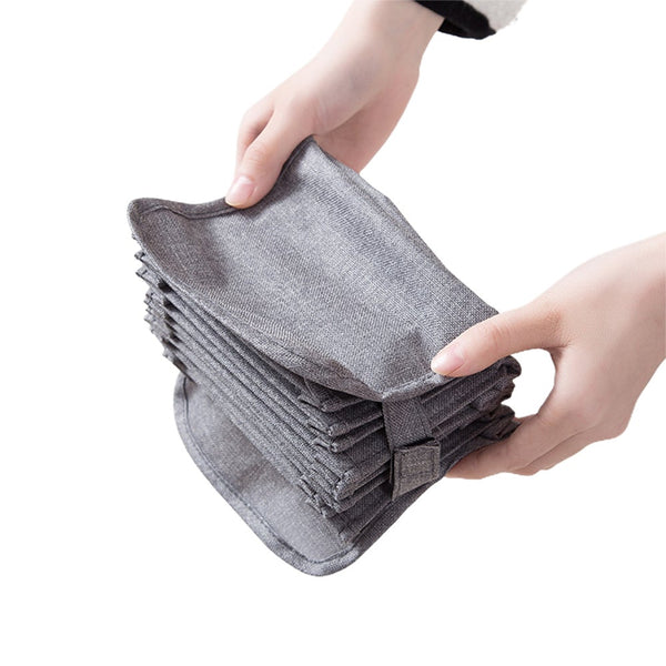 3 Piece Set Foldable Underwear Sock Organizer Drawer Closet Divider Closet Organisers